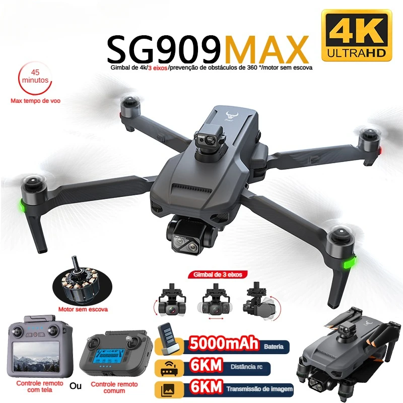 Rc Helicopter Case - ZLL SG909 SG909MAX Drone professionnel avec